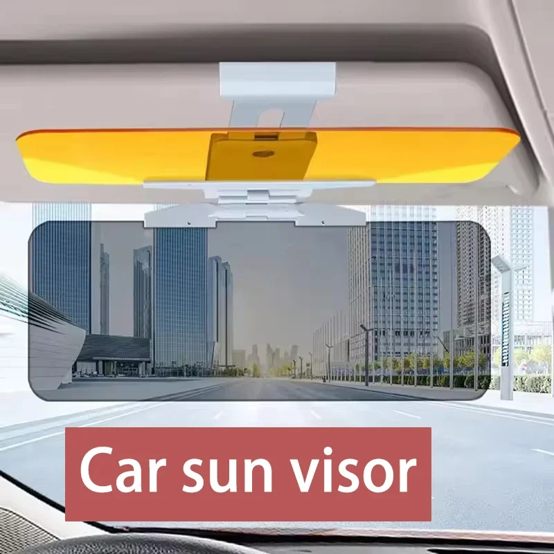 HD Night Vision Driving Glasses Anti Glare Flip Down Sun Visor Polarized Protection Foldable Anti Dazzle Car Sun Visor Extender
