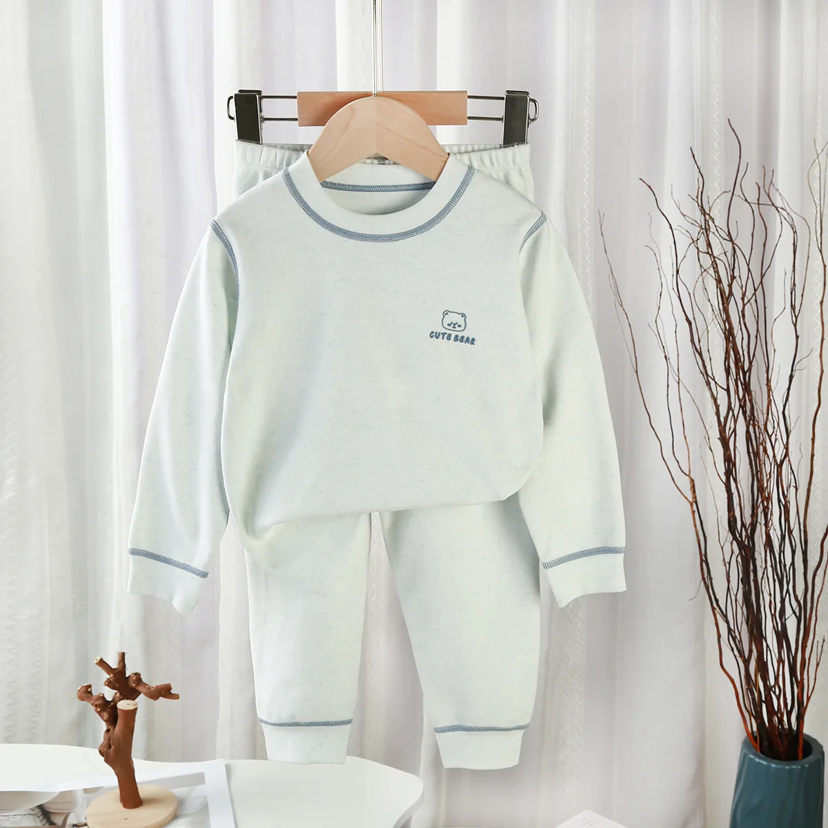 Baby Boys Girls Pajamas Autumn Bear Children's Clothing Sleepwear Cotton Pyjamas Sets For Kids