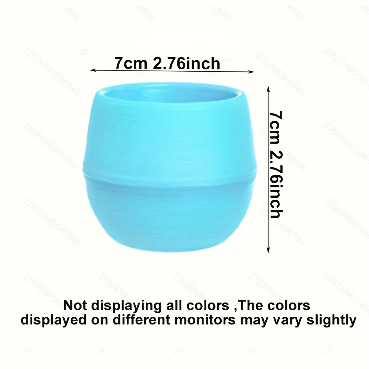 15 Peças de Mini Vasos para Suculentas, Vasos de Plástico de 2,76 Polegadas para Início de Sementes, Pequenos e Fofos, com Drenagem para Uso Interno ZSY