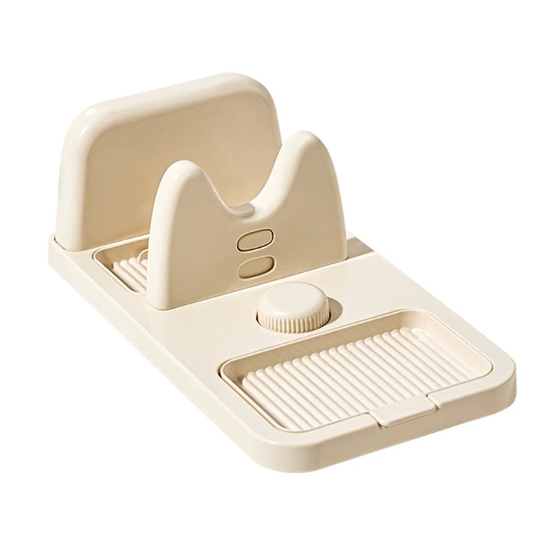 547F Pot Cover Rest with Spoon Space, ABS Stand for Daily Cooking Tasks