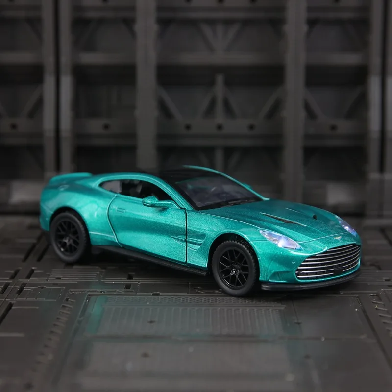 

1:34 Vanquish 2025 Модель суперкара из сплава, 2 двери, открытая откатная задняя часть, литая под давлением модель автомобиля из сплава, Коллекционная модель