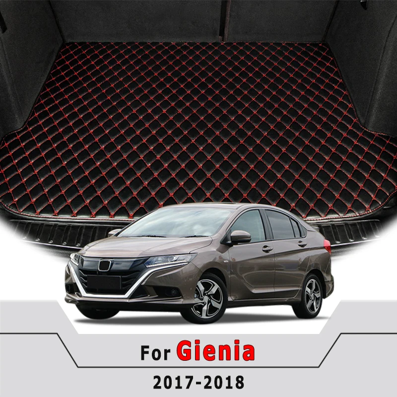 

Car Trunk Mats Fit For Honda For Gienia 2018 2017 Rear Trunk Tray Liner Cargo Foot Pads Accessories Products Waterproof Covers