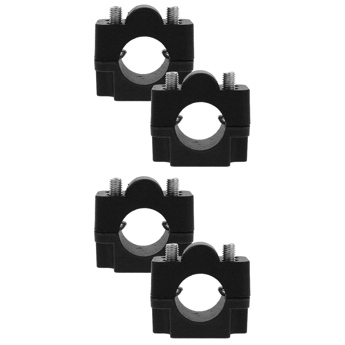 

2 Pairs Reducing Handle Aluminum Block Motorcycle Handlebar Riser Clamp Clamps Atv Risers Universal Mounting Kit