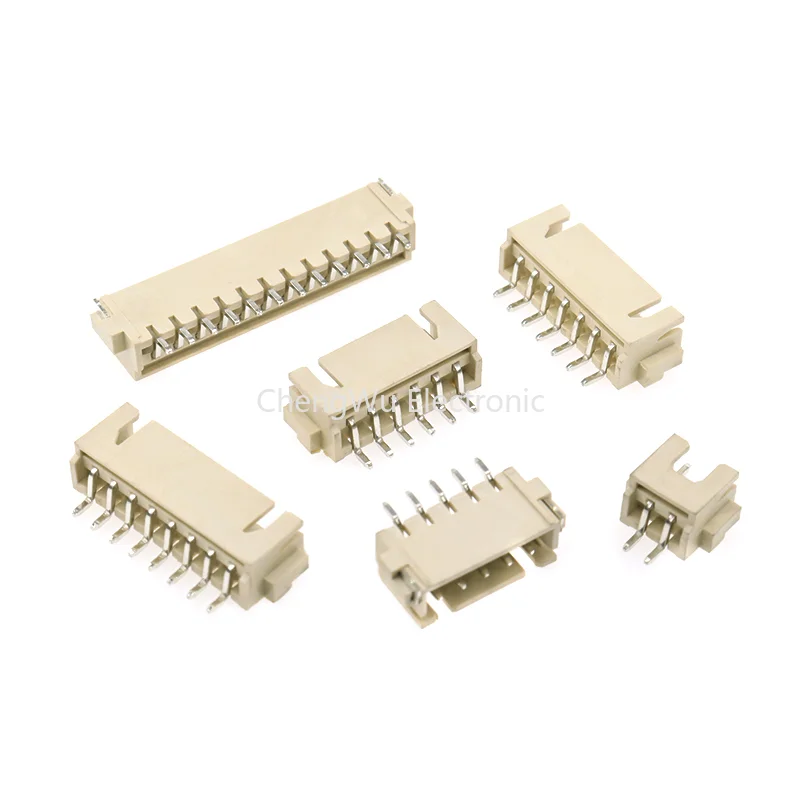 20Pcs JST XH 2.54MM 2/3/4/5/6/7/8/9/10/11/12 Pin SMD Terminals Plastic Shell Male Plug Connector XH2.54 2P 3P 4P 5P 6P 8P 9P 12P