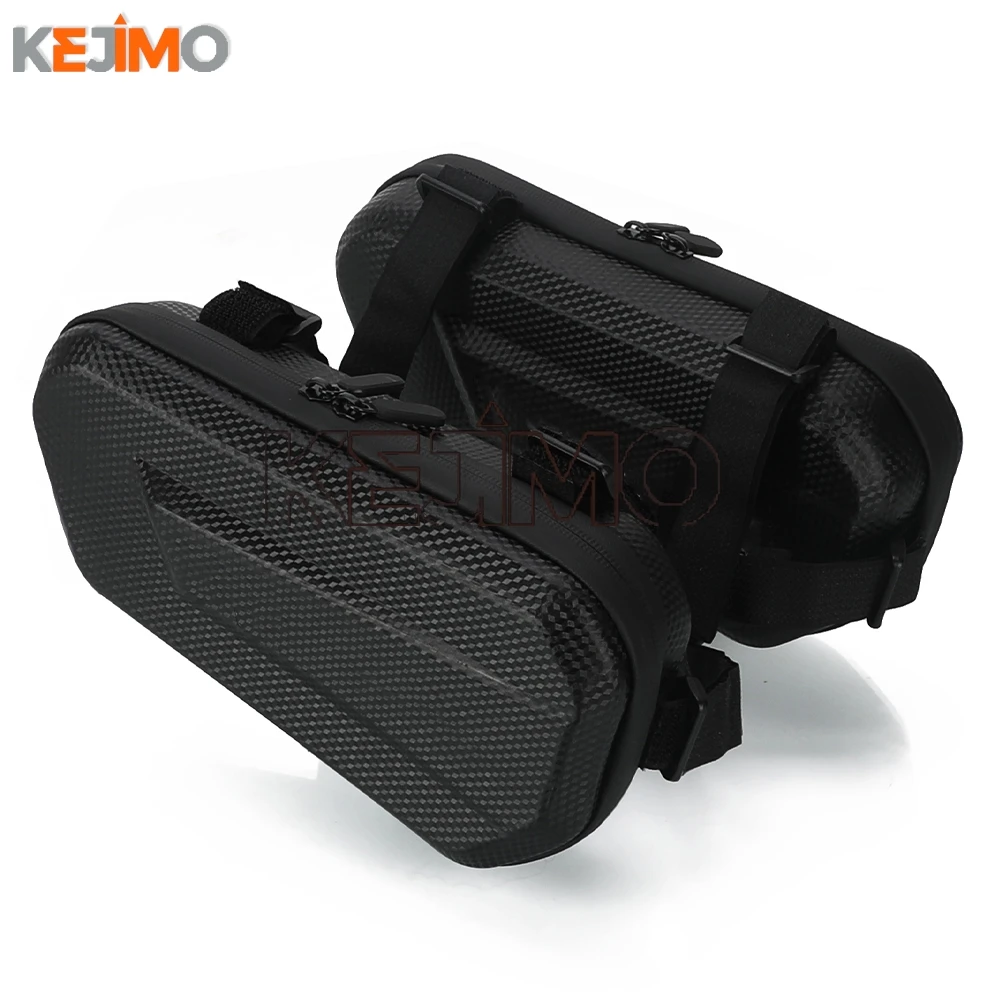 Motorcycle Side Bags Waterproof Moto Engine Pack Hard Shell Bags Mountain Bike Triangle Pouch Toolbox Triangle Tool Side Bag