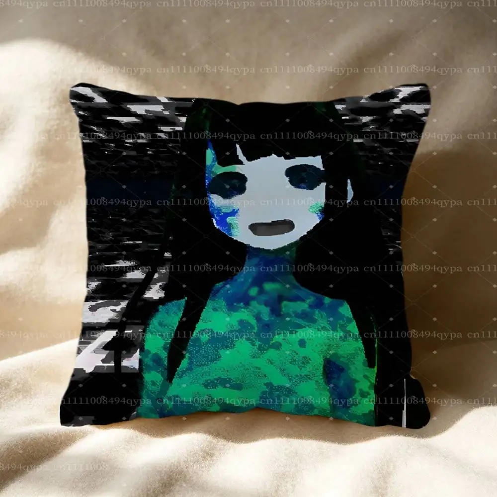 D-Disillusion ST Horro Game Throw Pillow Cushion Cases Kawaii Decorative Living Room Decor Soft Decorative Pillows