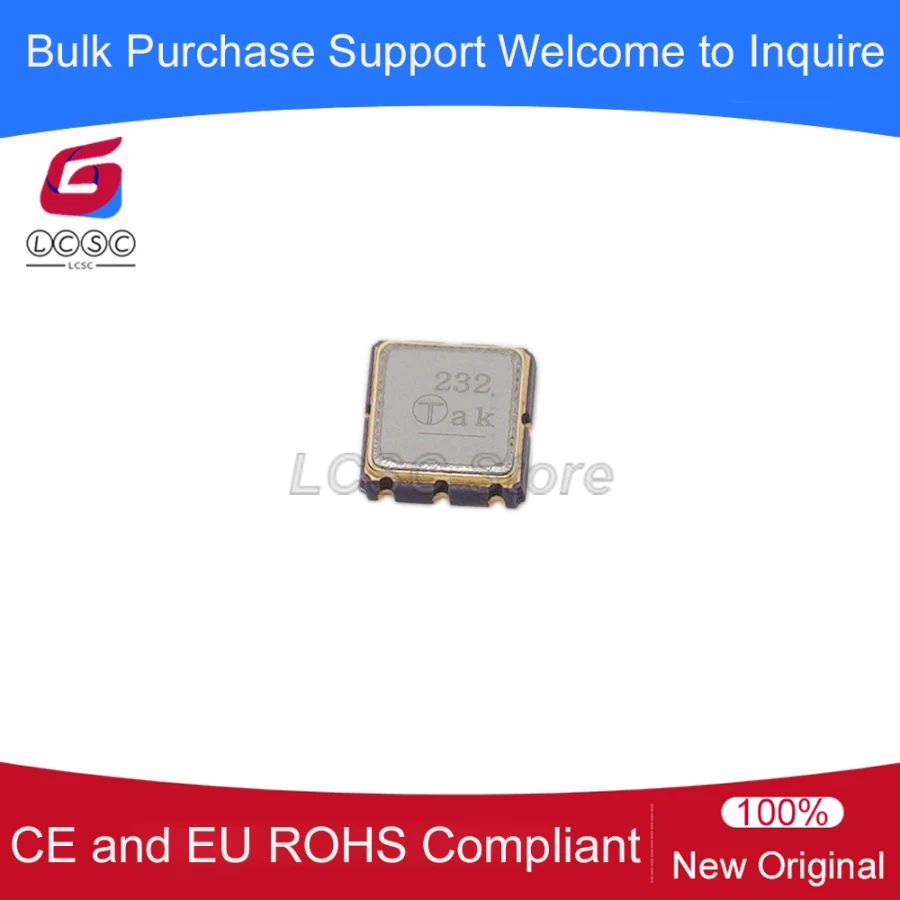 10pieces/Pack TA0232A SAW Filter 1090MHz SMD 3.8*3.8mm for Communication Frequency Devices 1090M Part Code Marking 232