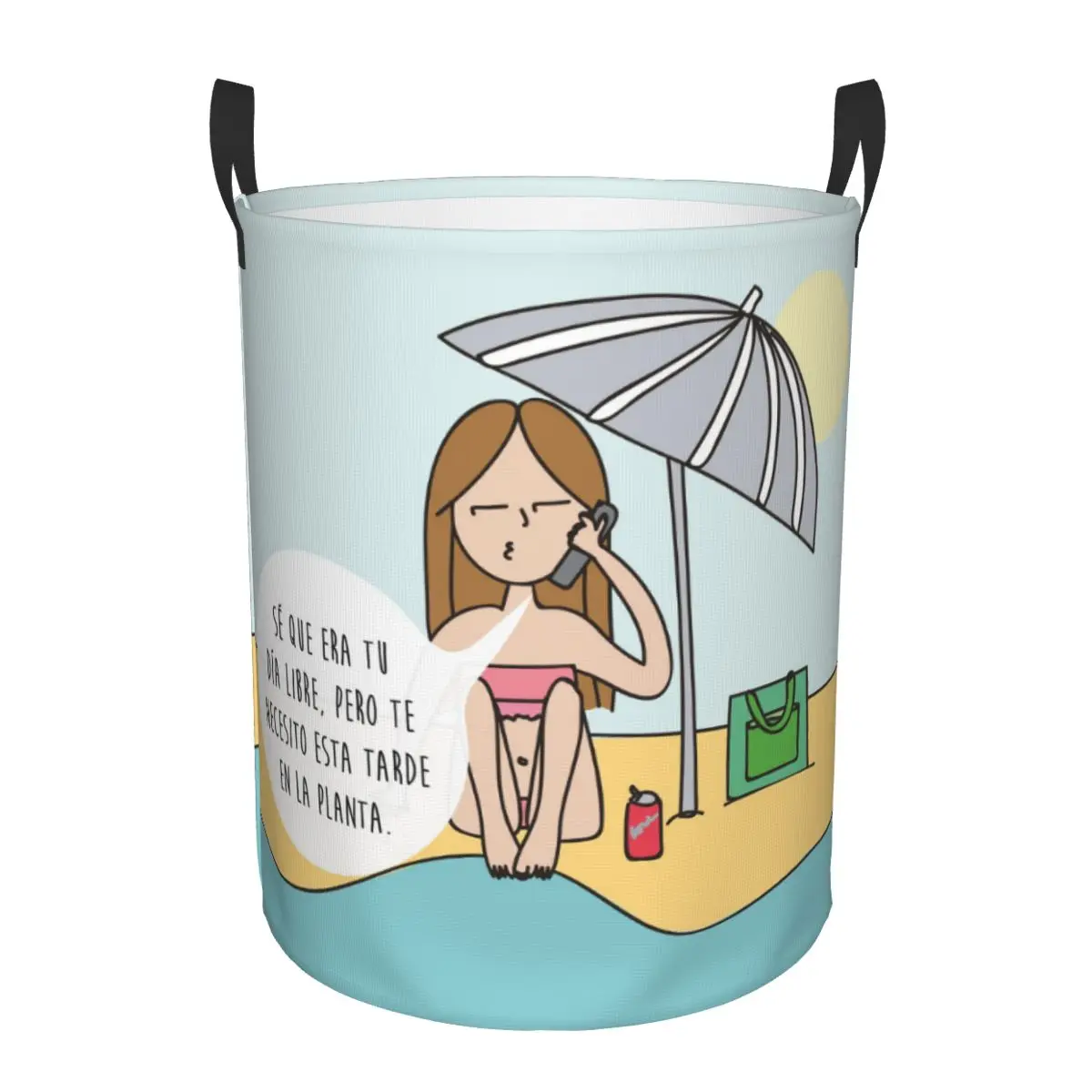 Custom Funny Cartoon Nurse Laundry Hamper Large Clothes Storage Basket Health Care Nursing Doctors Toys Bin Organizer for Kids