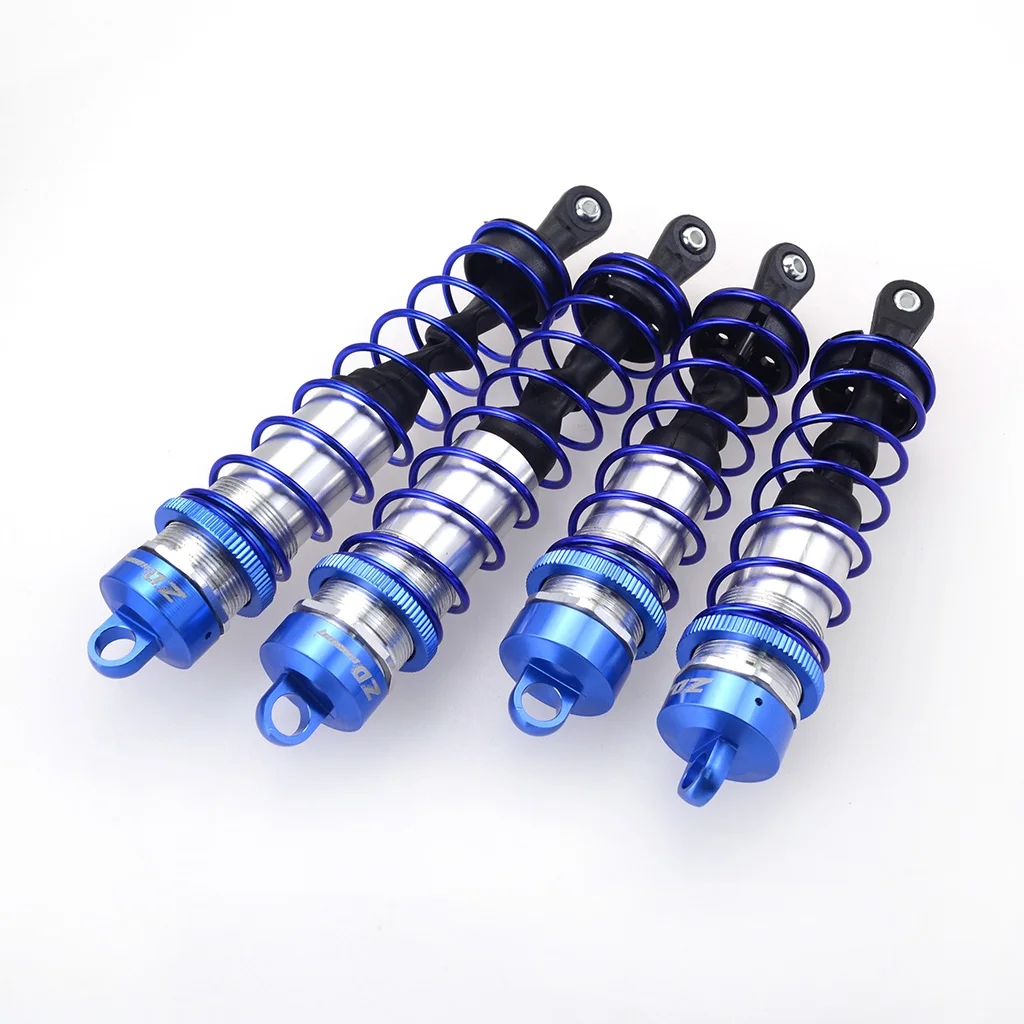 ZD Racing 4PCS Metal Shock Absorber 120mm Front 143mm Rear Damper Suspension for 1/8 RC Car HSP DHK HPI Traxxas