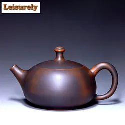 220ml Custom Qinzhou Nixing Pottery Zisha Tea Set Purple Clay Teapot Handmade Kiln Change Guifei Kettle Household Filter Cha Pot