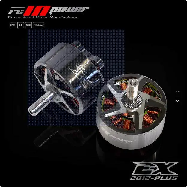 RCINPOWER EX2812 900KV 4~6S Brushless Motor | High-Load Power for 8-9