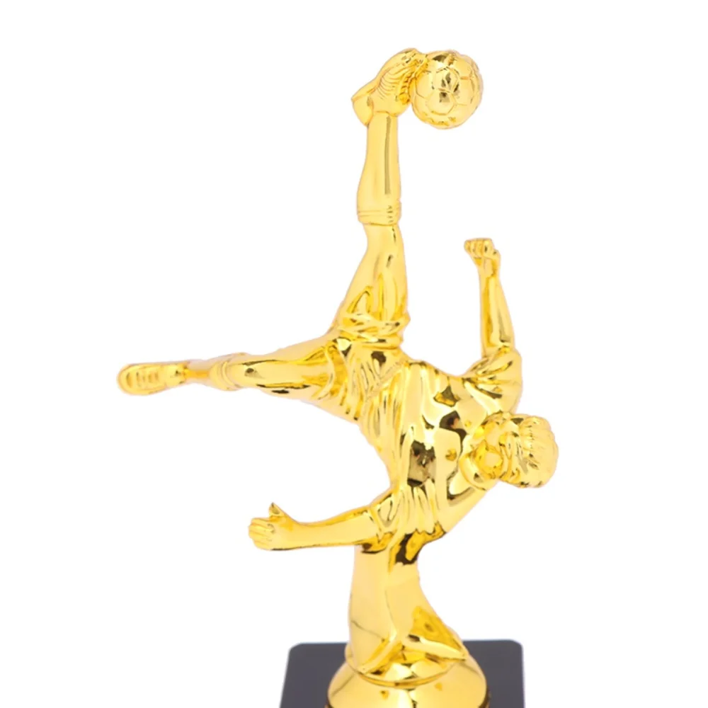 

Children's Gold Trophy Awards Football Plastic Model Winner Award Trophy School Rewarding Supply Competition Soccer