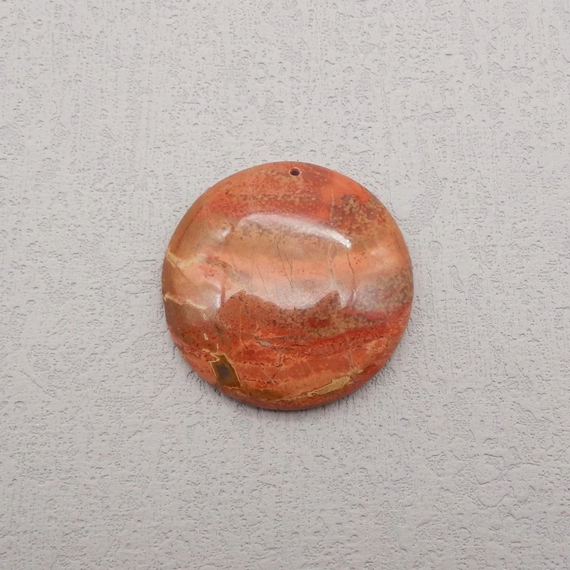 Natural Stone Red River Jasper Pendant Bead,Fashion Jewelry Necklace Accessories Men Women 40x8mm 25g