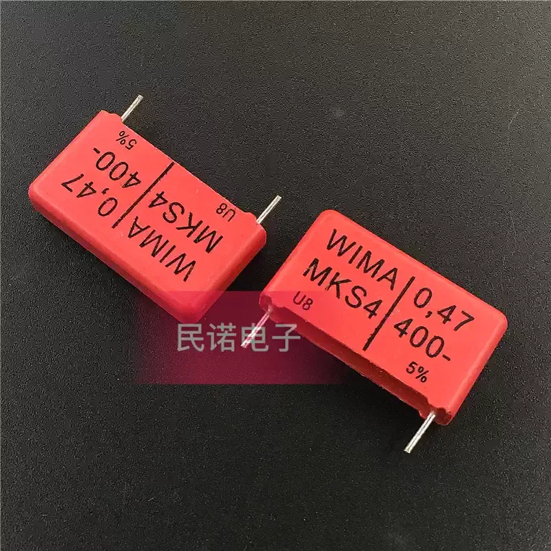 10-100pcs German Weima capacitor WIMA MKS4 400V 0.47UF 400V 474 470N pin spacing 22.5mm