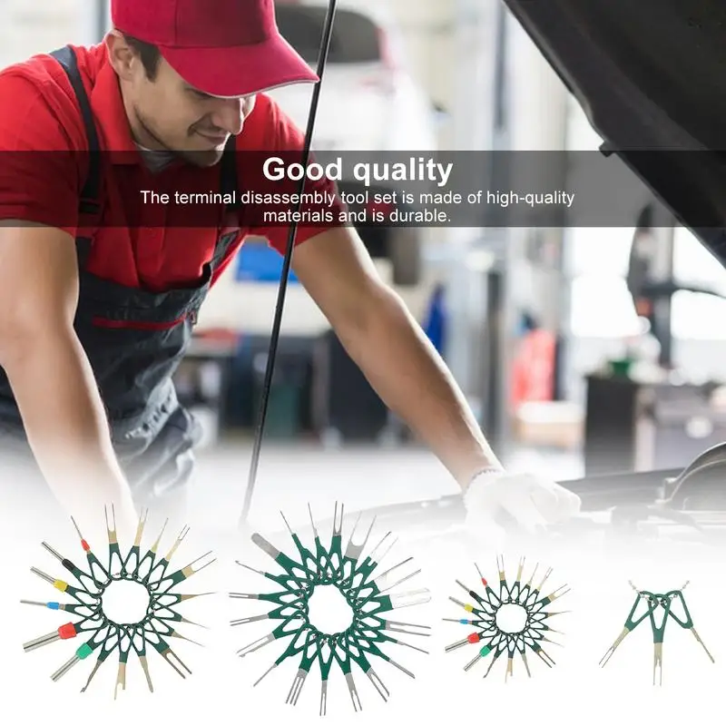

Connector Pin Removal Tool Multifunctional Electrical Portable Pin Remover Portable Multifunctional Wiring Connector Releaser