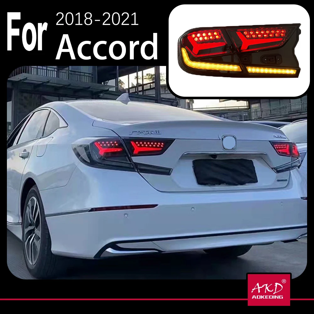 

AKD Car Model Parts For Honda Accord G10 2018-2022 Taillights Rear Lamp LED DRL Signal Brake Reversing Parking light Facelift