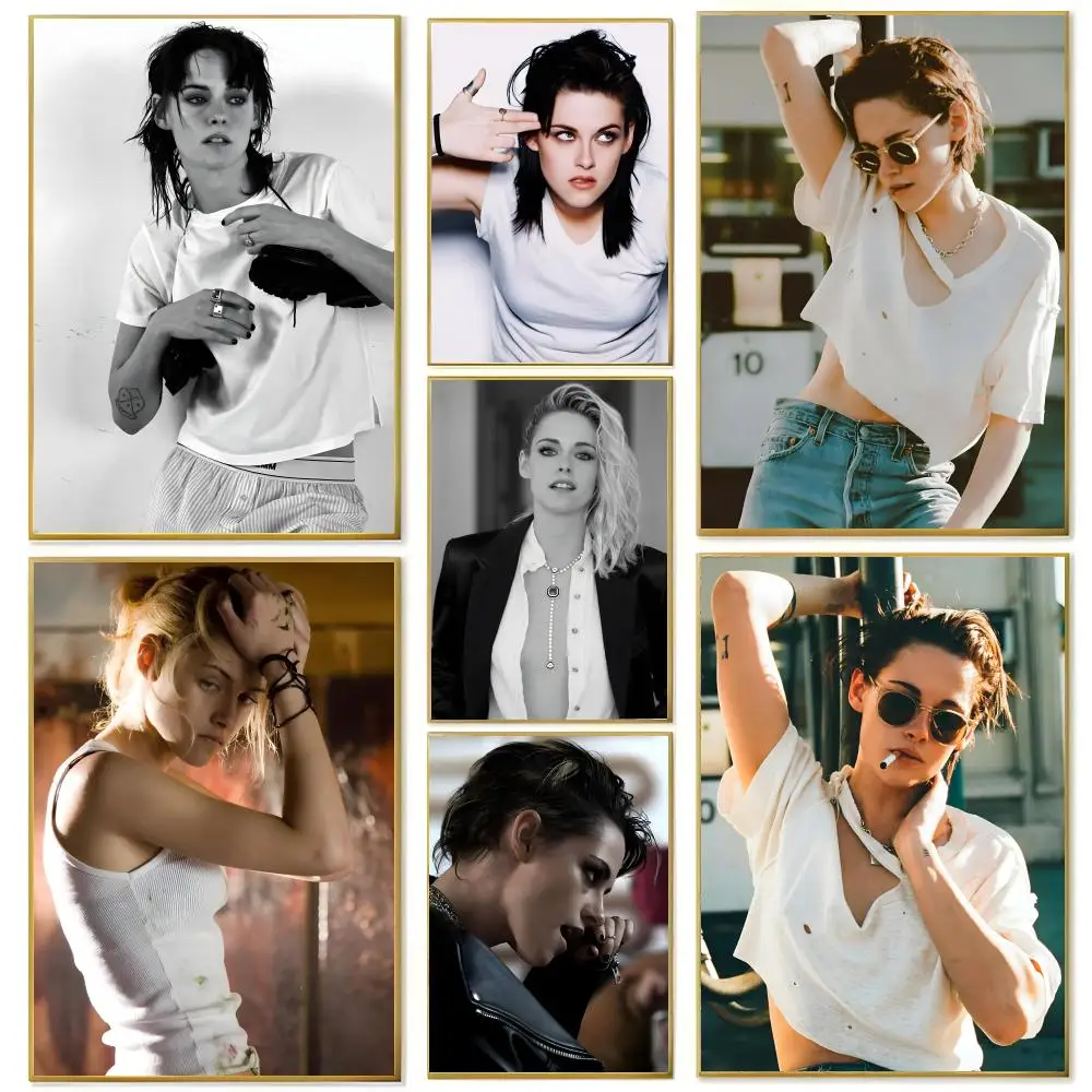Actor  K-Kristen S-Stewart Poster Wall art print art suitable for living room bedroom bar parlor home decor gift