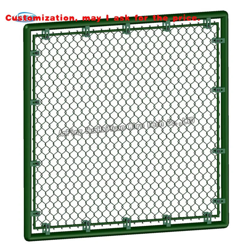 custom.Galvanized Steel Chain Link Fence Gym Sports Ground Stadium Playground Farm Security-FSC Certified