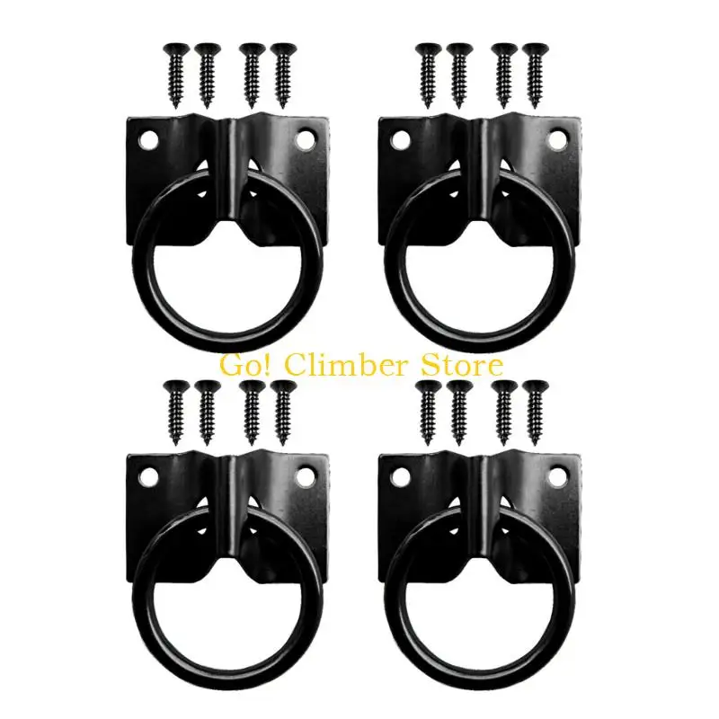 Q84C Essential Metal Stall Rings For Stable Connection And Easy Installation In Different Horse configuration