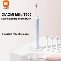 Original XIAOMI Mijia T200 Sonic ElectricToothbrush Rechargeable IPX7 Waterproof 2 Modes Zone Reminder Teeth Whitening Brushes