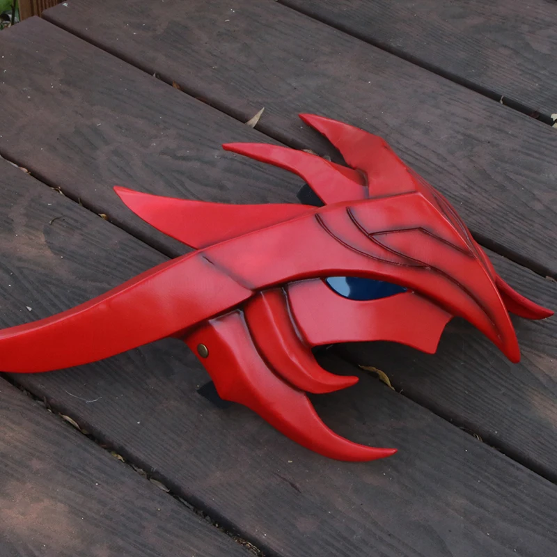 Personaggi anime vestire maschera per adulti Gioco di Halloween Cosplay 2d Dress Up Prom Maschera in resina