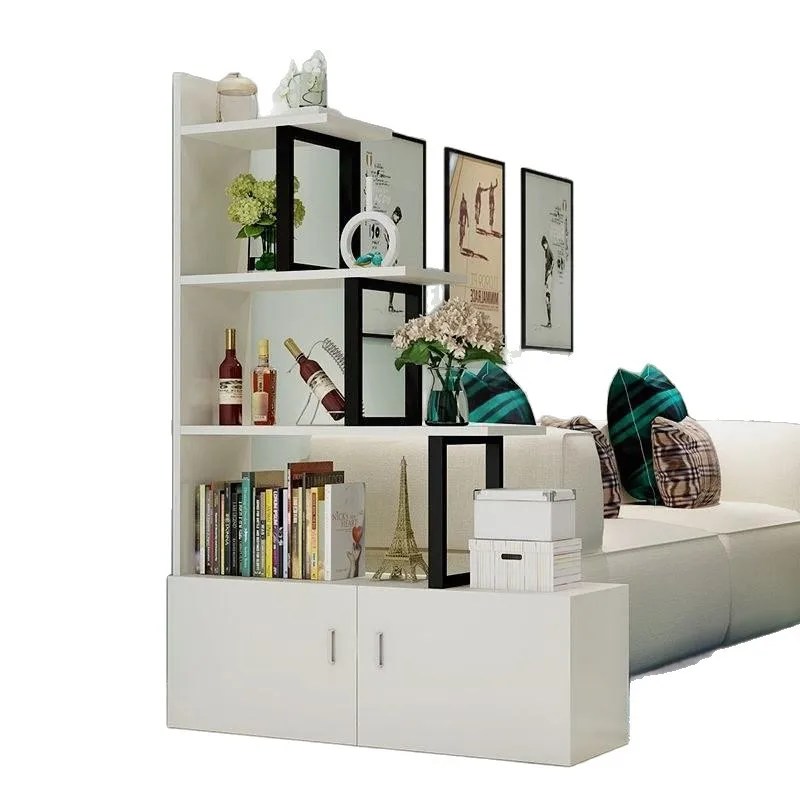

Living room porch cabinet shelf flower stand decorative screen simple modern bookcase wine cabinet partition cabinet