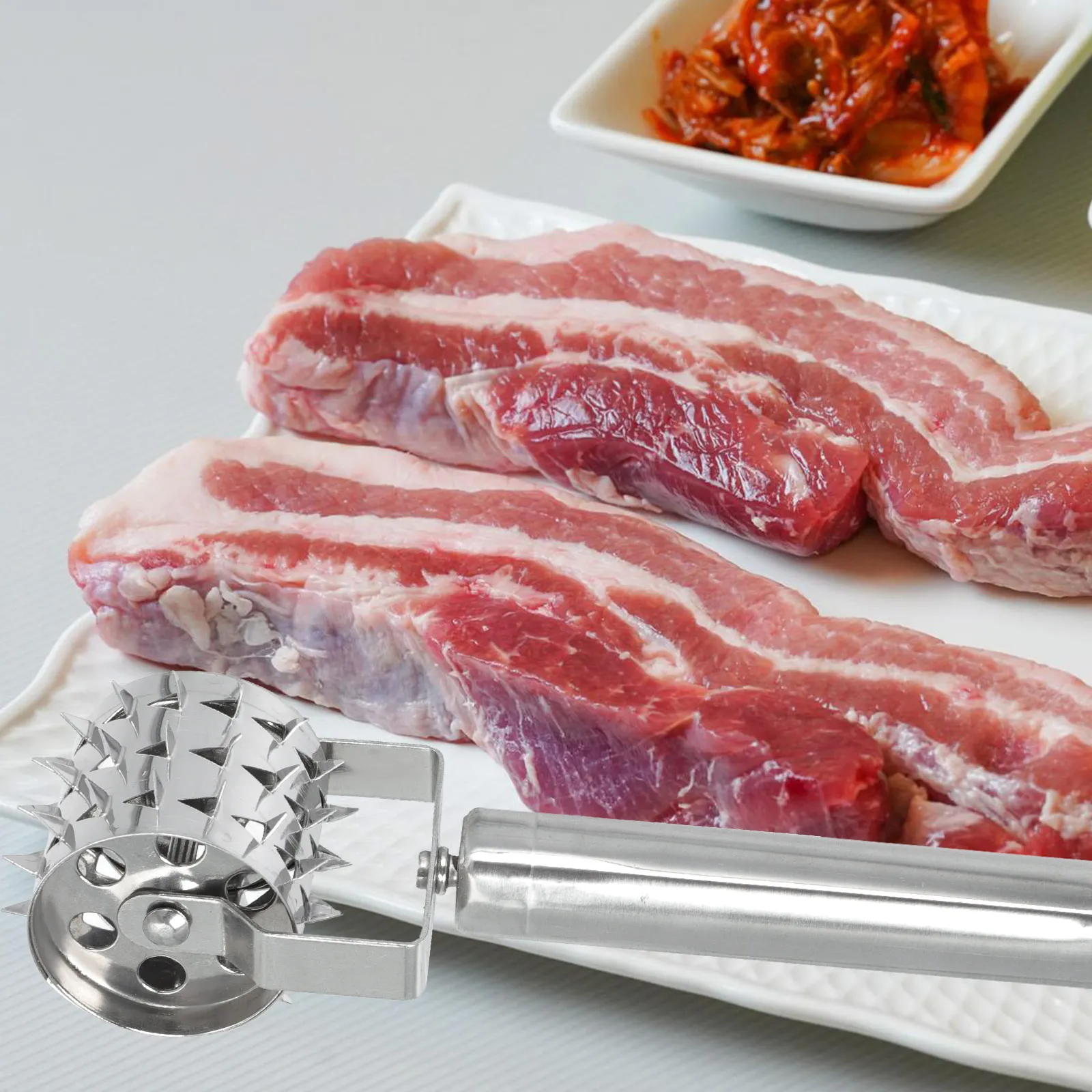 

1Pcs Portable Tenderizers Steak Roller Handheld Loose Meat Tools Not Slip High-Quality Affordable Kitchen Gadget
