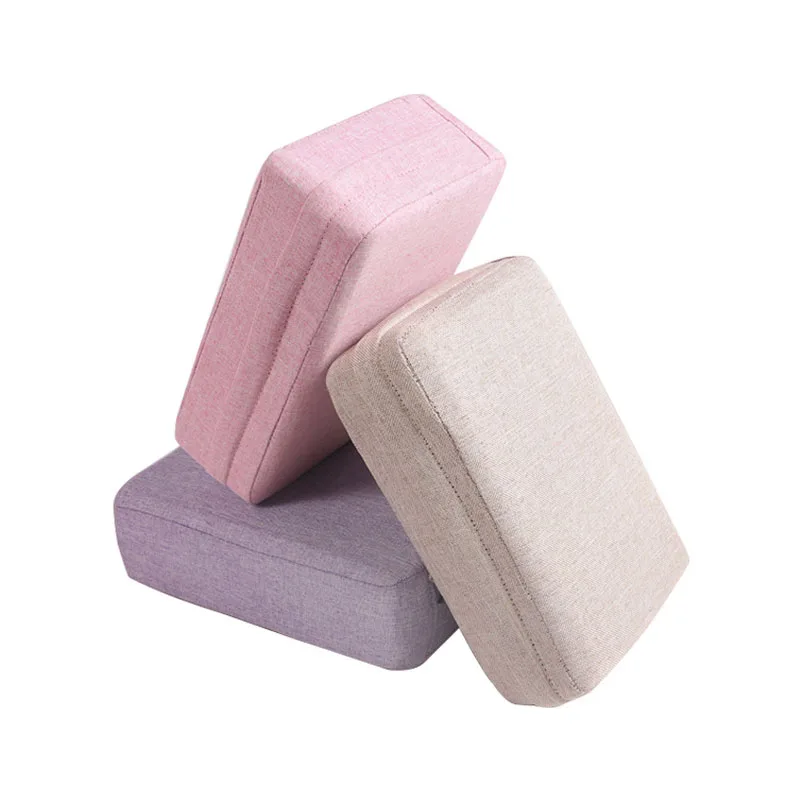 1PC Yoga Pillow Bag Yoga Block Set Pilates Brick Fitness Band Set Exercise Fitness Training Block Brick Elastic Band