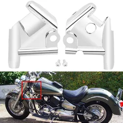 Motorcycle Chrome Front Cowl Neck Cover Frame Cover Side Faring Guard For Yamaha Vstar Xvs1100 1100 1999-2009