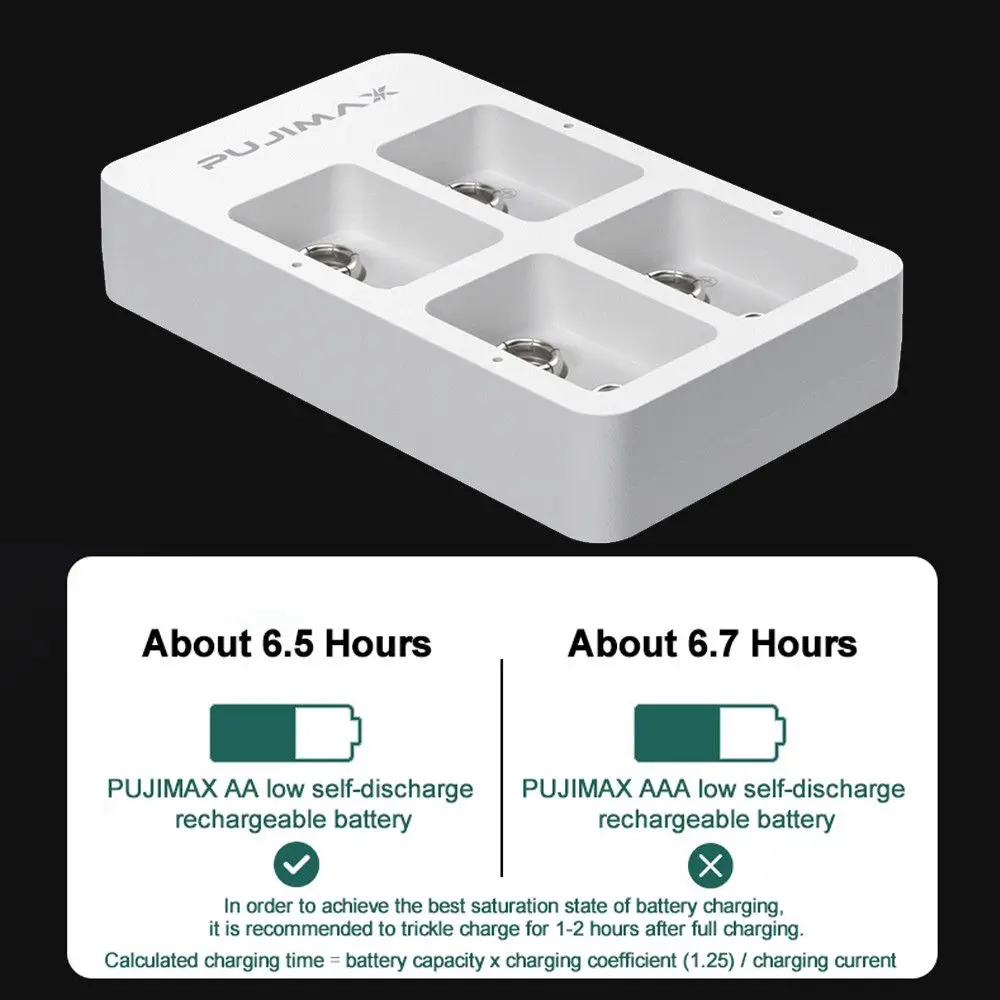 Adaptateur de station de charge rapide à 2 emplacements, chargeur de batterie Intelligent pour Batteries rechargeables au Lithium 9V 6F22 Ni-MH/ni-cd/Li-ion