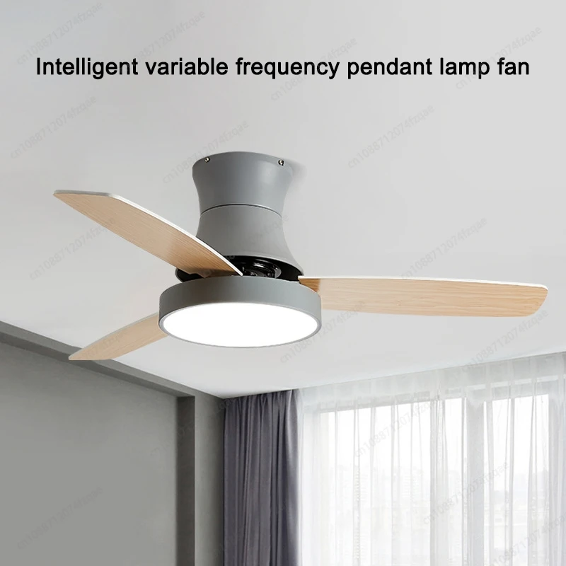 Modern Style Restaurant Living Room Bedroom LED Ceiling Fan Light 35W Inverter Brushless Motor 36/42/48 Inch Ceiling Fan Light