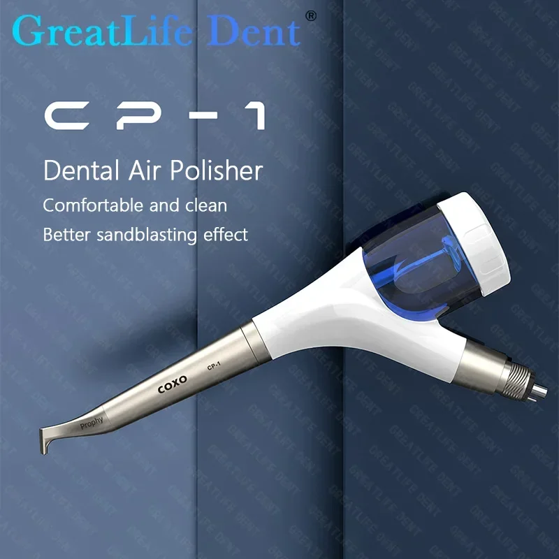 GreatLife Dental COXO CP-1 Dental Air Polisher Prophy Jet Air Polisher Air Flow Tooth Cleaning Polishing Teeth Whitening Device