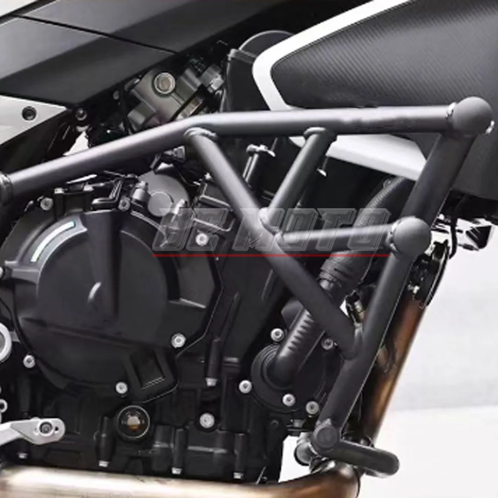 FOR CFMOTO 800NK NK800 Motorcycle Carbon Steel Competition Bar Aluminum Alloy Anti-Fall Head Spring Bumper Modification