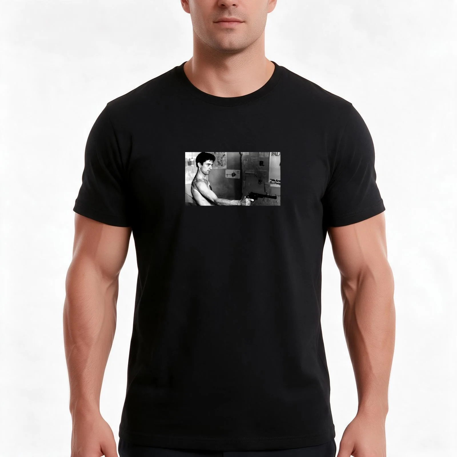 Travis Bickle - Taxi Driver T-Shirt Summer Casual Cotton Tee Oversized Streetwear Tops Vintage Graphic Print 100% Cotton