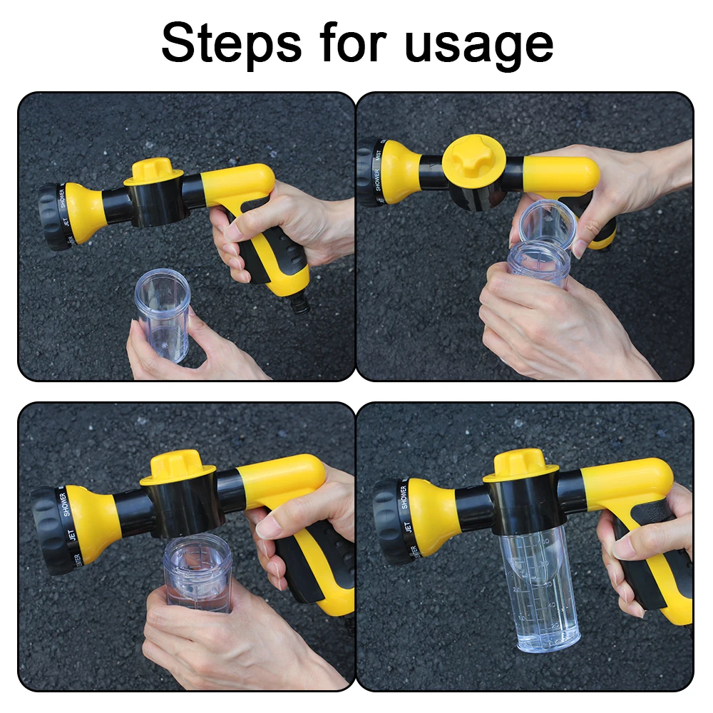 洗車機スプレー水鉄砲自動泡ランスノズルジェット 3 グレード - Pressure Washer Foam Gun のレビューと価格