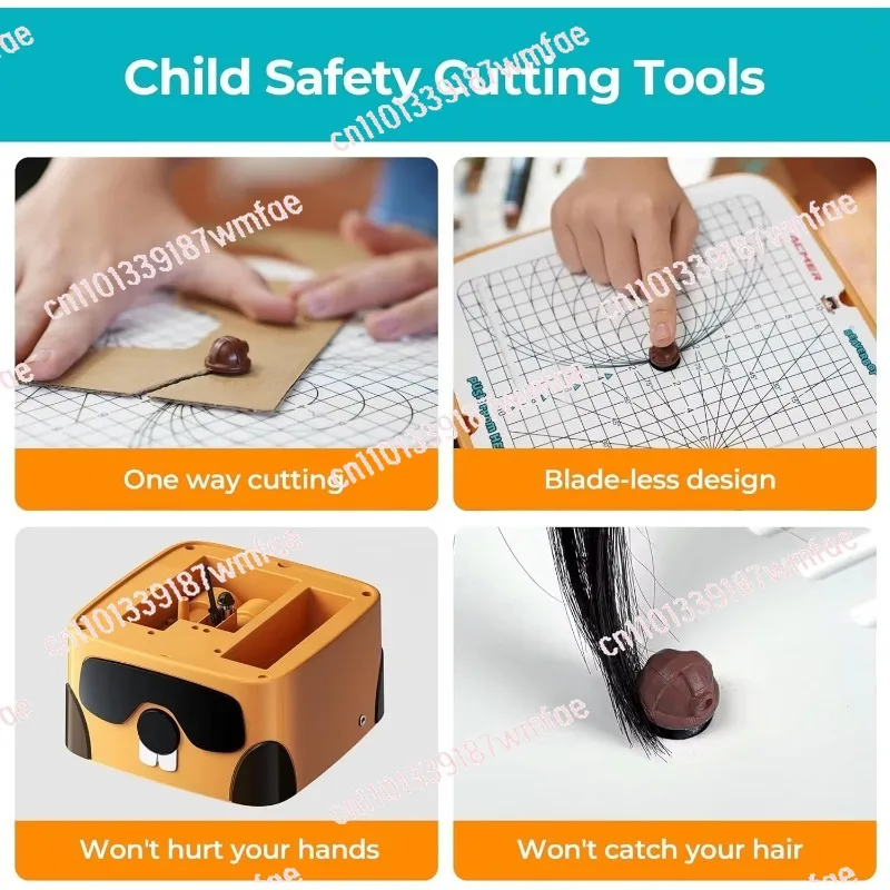 C1 paper cutter child safety DIY cardboard 3D model laser engraving machine view 2