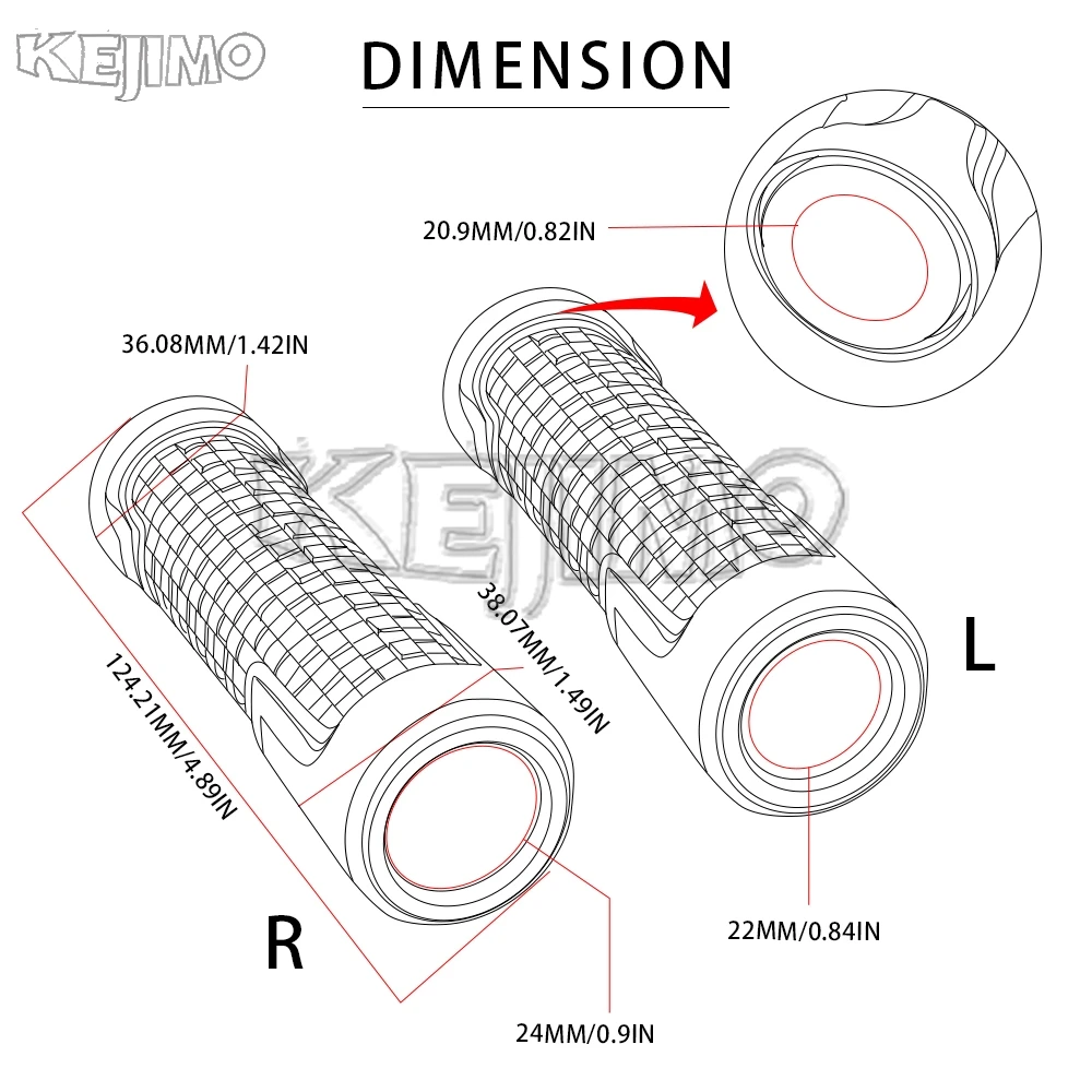 2025 2024 23 لهوندا PCX 150 125 PCX125 PCX150 ALLYEARS دراجة نارية قابل للتعديل للطي دواسة فرامل رافعة المقود القبضات ينتهي #5