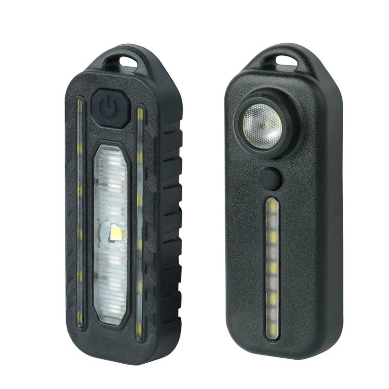 Luz LED de policía de hombro roja y azul con Clip, carga USB, advertencia intermitente, linterna de seguridad, luz de advertencia para motocicleta y bicicleta