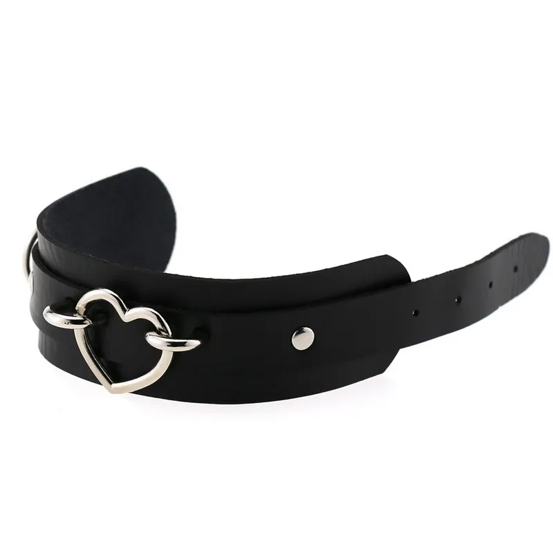 

Punk double layer PU leather bracelet simple street dance street beat heart bracelet Personalized PU Leather Women Jewelry gift