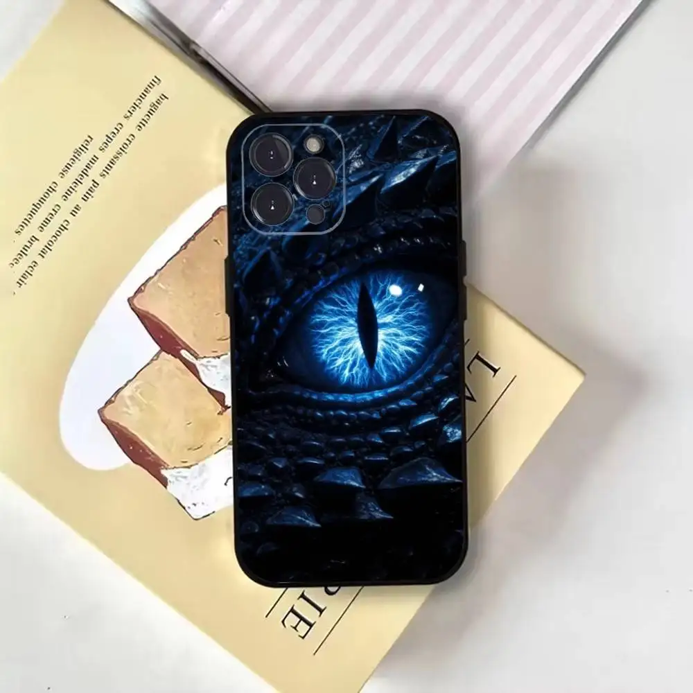Evil eyes Phone Case For iPhone16,15,14,13,12,11 Plus,Pro Max,XS,X,XR,SE,Mini,8,7,Soft Black Cover