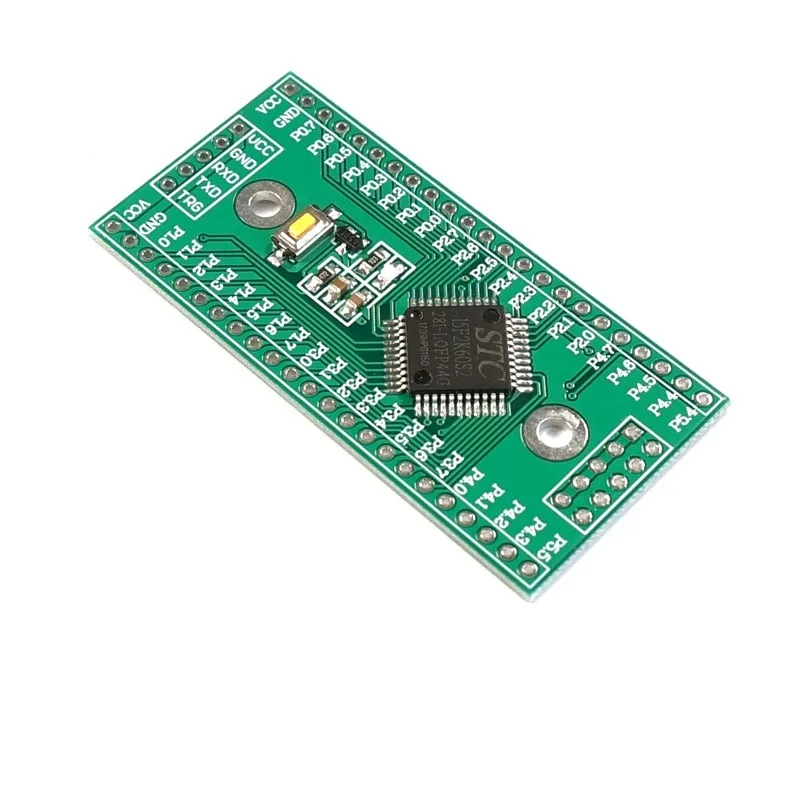 Stc15f2k60s2 mcu placa de sistema mínimo 51 desenvolvimento aprendizagem núcleo