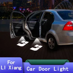 Lixiang One L7 L8 L9 L9 Max L6 Led Logo de coche, proyector láser, luces de bienvenida para puerta, accesorios para automóviles