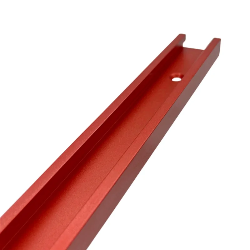 AA19 300Mm Woodworking Aluminum Alloy Miter Rail T-Track T-Slot Table Saw Router Miter Gauge Rod DIY Tool Silver Durable Easy To