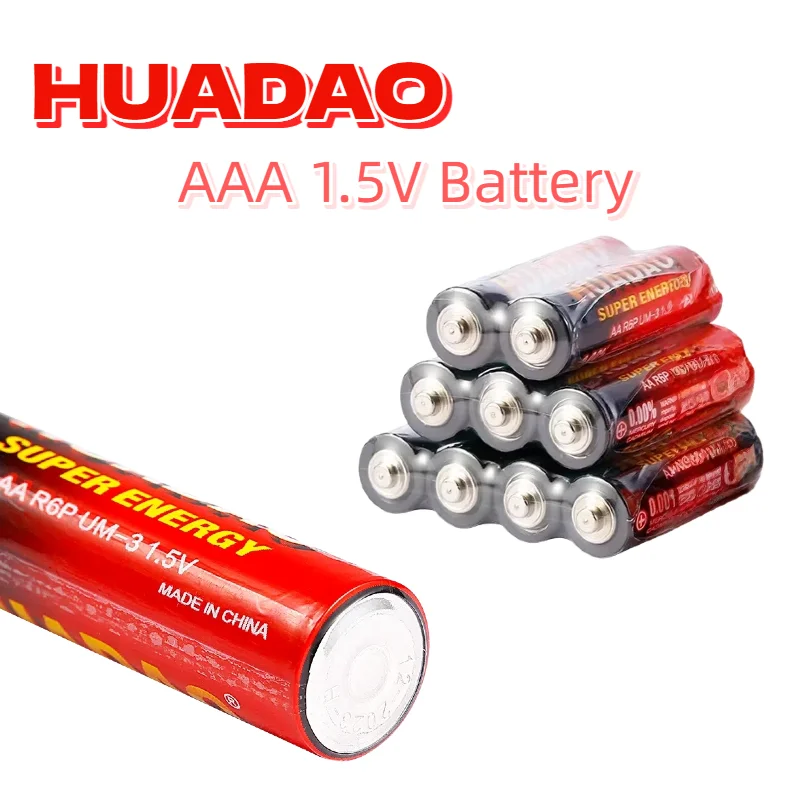

Hot Disposable battery 1.5v Battery AAA Carbon Batteries Safe Strong explosion-proof 1.5 Volt AAA Battery UM4 Batery No mercury