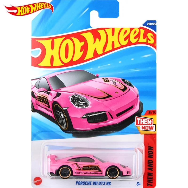 

Новые оригинальные Hot Wheels Porsche 911 GT3 Rs, имитация модели автомобиля, игрушки, коллекционные предметы, праздничный подарок, настольные украшения на складе