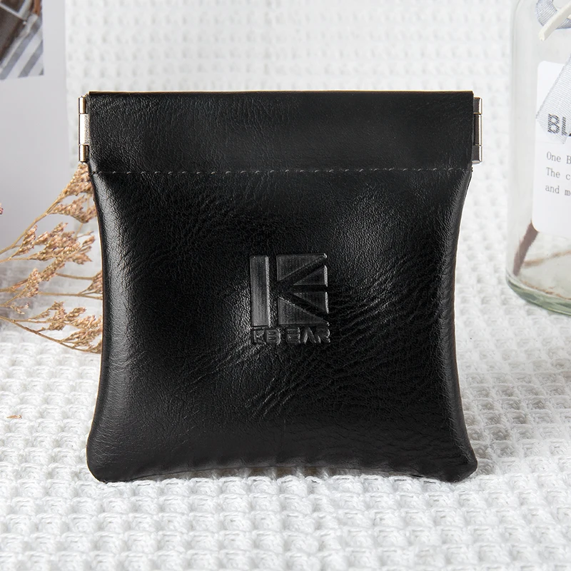 حقيبة سماعة الرأس الجلدية KBEAR BP01، صندوق تخزين صغير، يستخدم لتخزين سماعات الرأس، مناسبة لسماعات الأذن وسدادات الأذن وسلك سماعات الأذن.