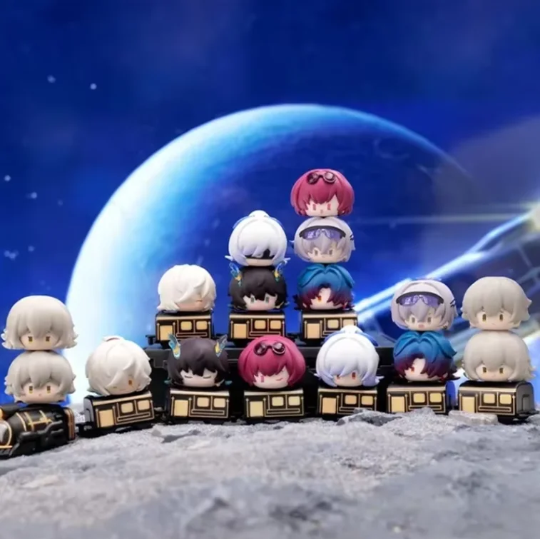 

Новая штабелируемая фигурка Honkai Starrail, первый выпуск, слепая сумка, оригинальные игровые сопутствующие товары, версия Q, милый зерновой орнамент, подарок