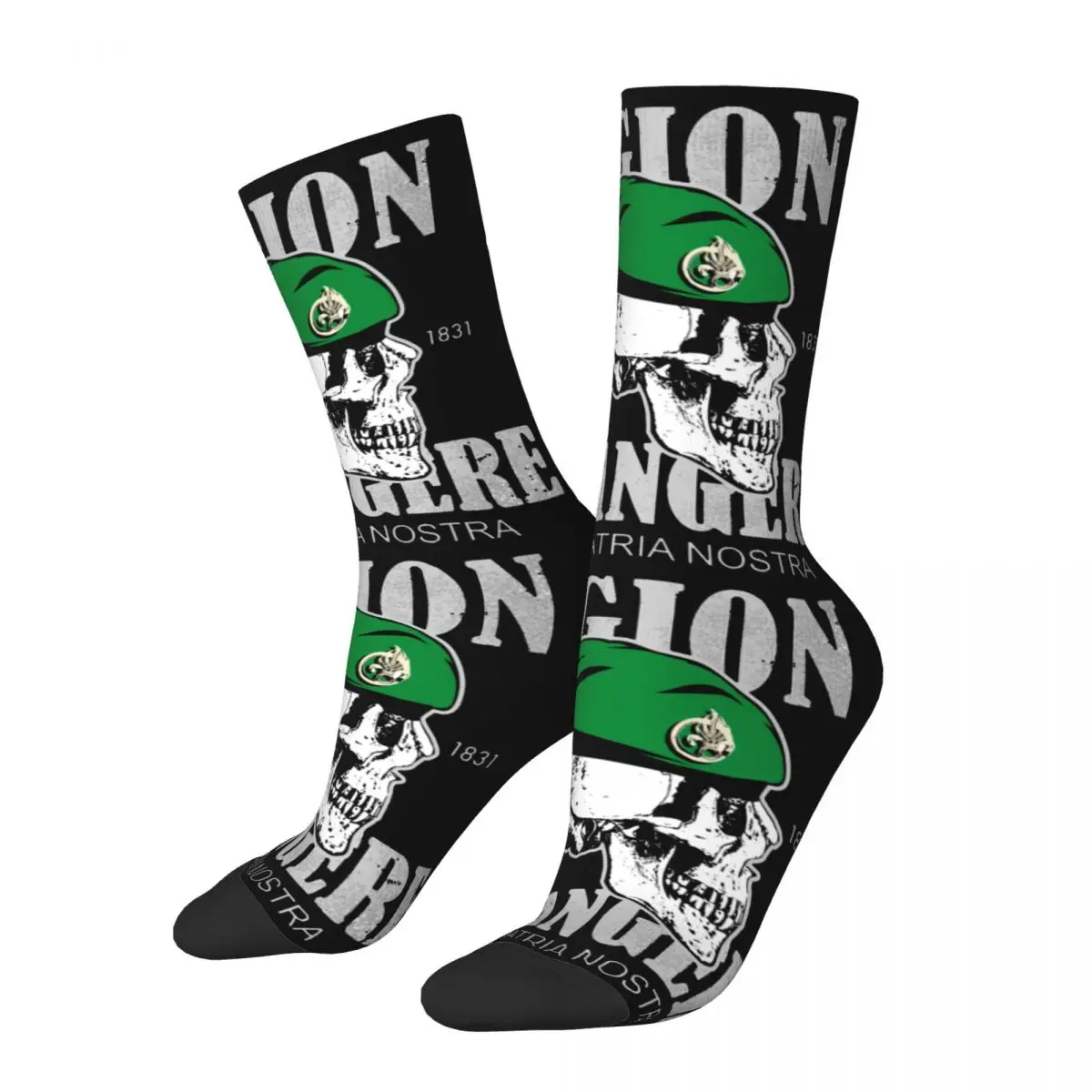 

France Apedes Legio Patria Nostra Socks Men's Women's French Foreign Legion Socks Spring Autumn Winter Middle Tube Socks Gift