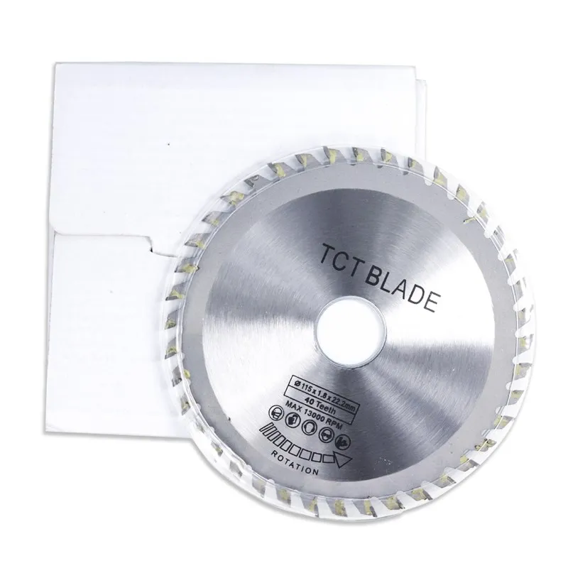 XCAN Saw Blade Diameter 115mm 40 Teeth Angle Grinder TCT Circular Saw Disc Carbide Tipped Wood Cutter Wood Cutting Disc