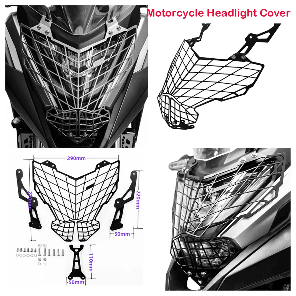 Fits for Honda NC750X NC 750X DCT 2021 2022 2023 2024 Motorcycle Accessories Headlight Guard Front Headlamp Grille Shield Cover